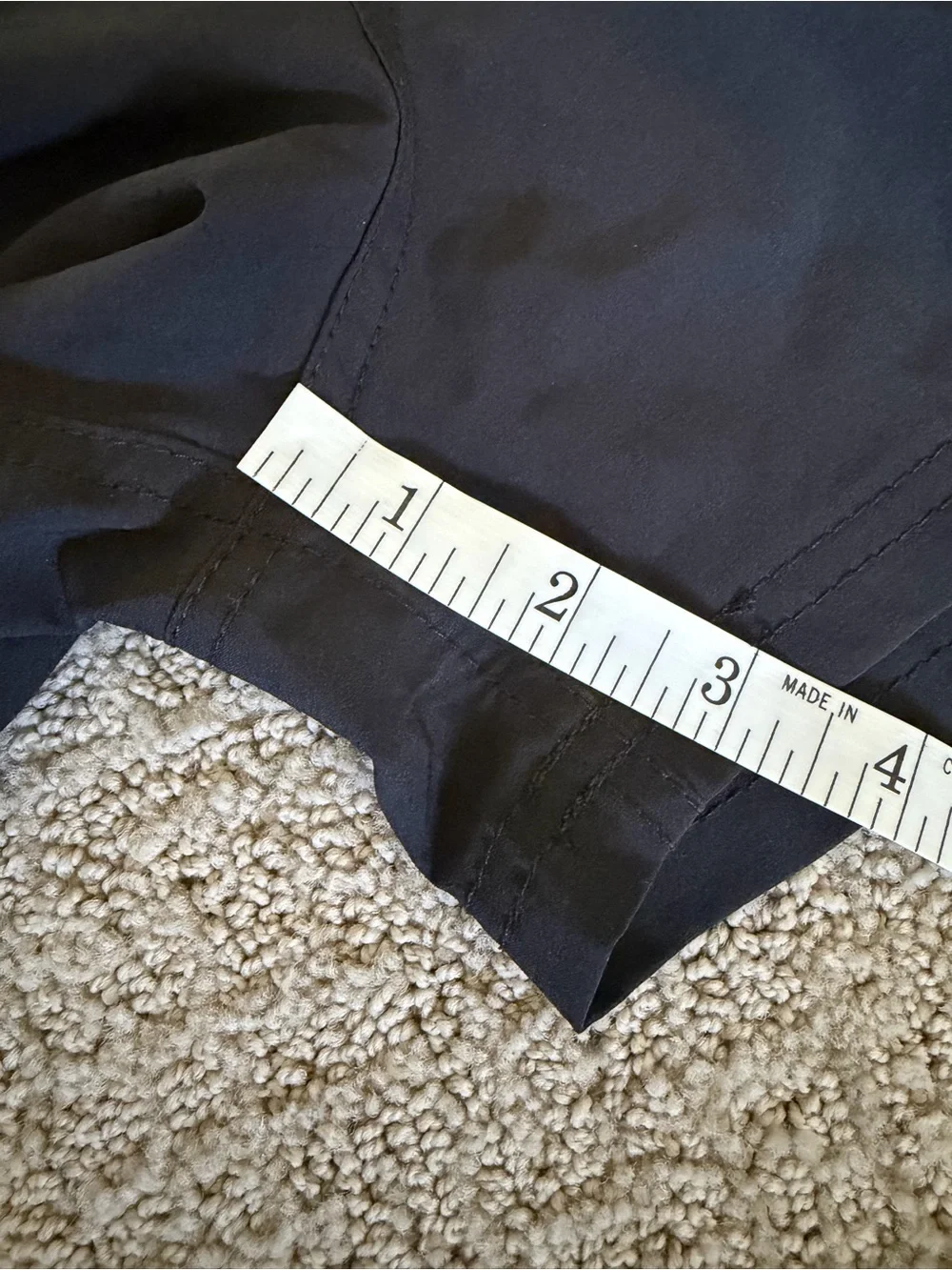 La Blanca Black Lace-Up Bermuda Swim Shorts - SIZE 10 - Picture 7 of 8